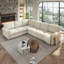 Canapé d'angle convertible en forme de L, canapé-lit moderne en chenille-1667941716