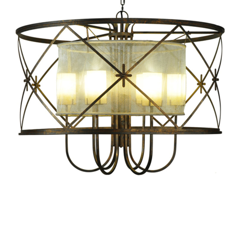 Penelope 6 - Light Drum Chandelier