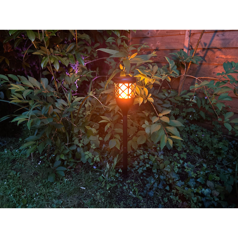 YourHome Solar Matte Black Low Voltage Integrated LED Pathway Light Pack