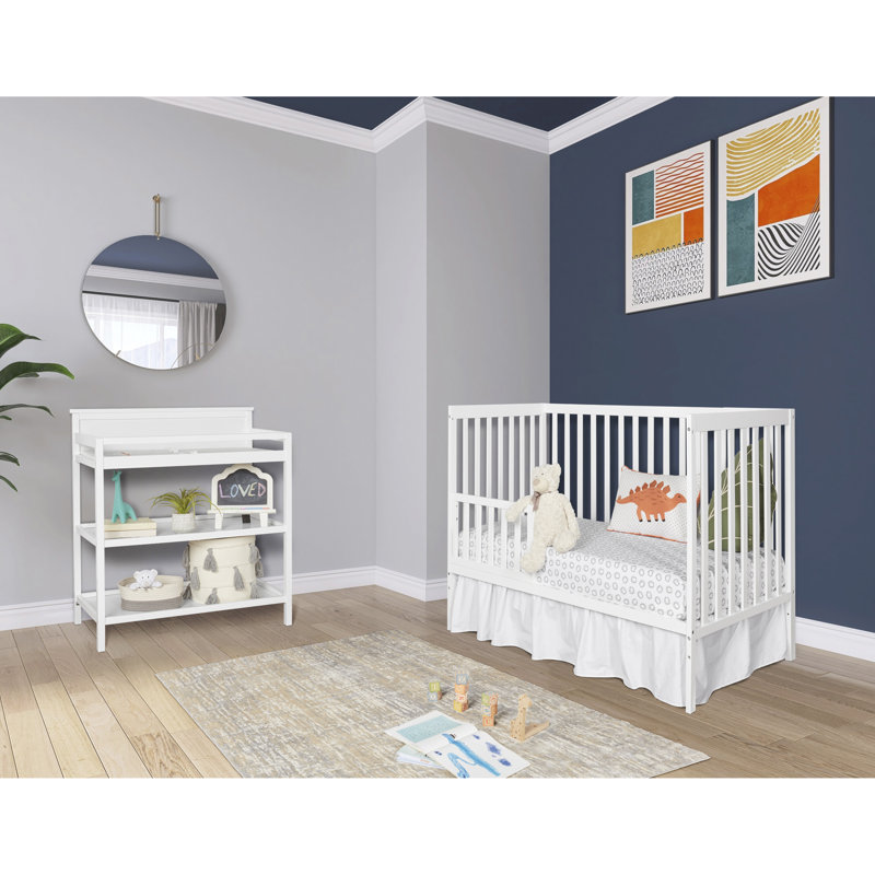 Lit de bébé convertible Synergy, Blanc