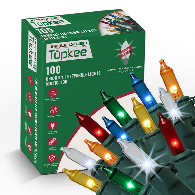 Lumières scintillantes Tupkee Christmas Uniquely, Multi-couleur