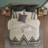 Natural Boho Bedding Set: Cotton Linen Blend Comforter - Full/queen