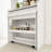 33.5" W Multifunctional Buffet With Hutch, Foldable Dining Table-886629193