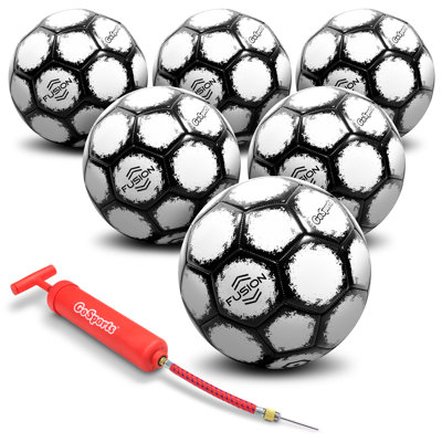 GoSports Fusion Soccer Ball with Premium Pump