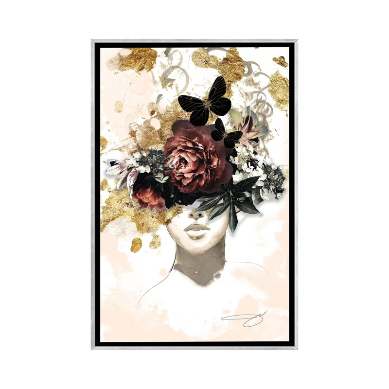 In My Dreams by Studio One - Graphic Art Print, 40" H x 26" W x 1.5" D, Silver Framed Canvas, No Mat