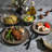 Gibson Elite 16 Piece Dreamweaver Double Bowl Terracotta Reactive Dinnerware Set-72615074