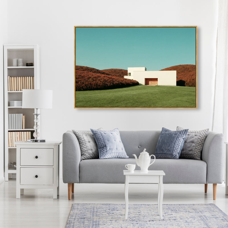Surreal Architecture Landscape & Nature Canvas Print by Oliver Gal, Black Frame, 15 x 10, 55"H x 37"W, Gold Floater Frame