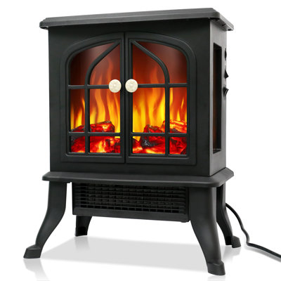 Winston Porter Electric Fireplace Heater (16.06"x10.03"x18.89")