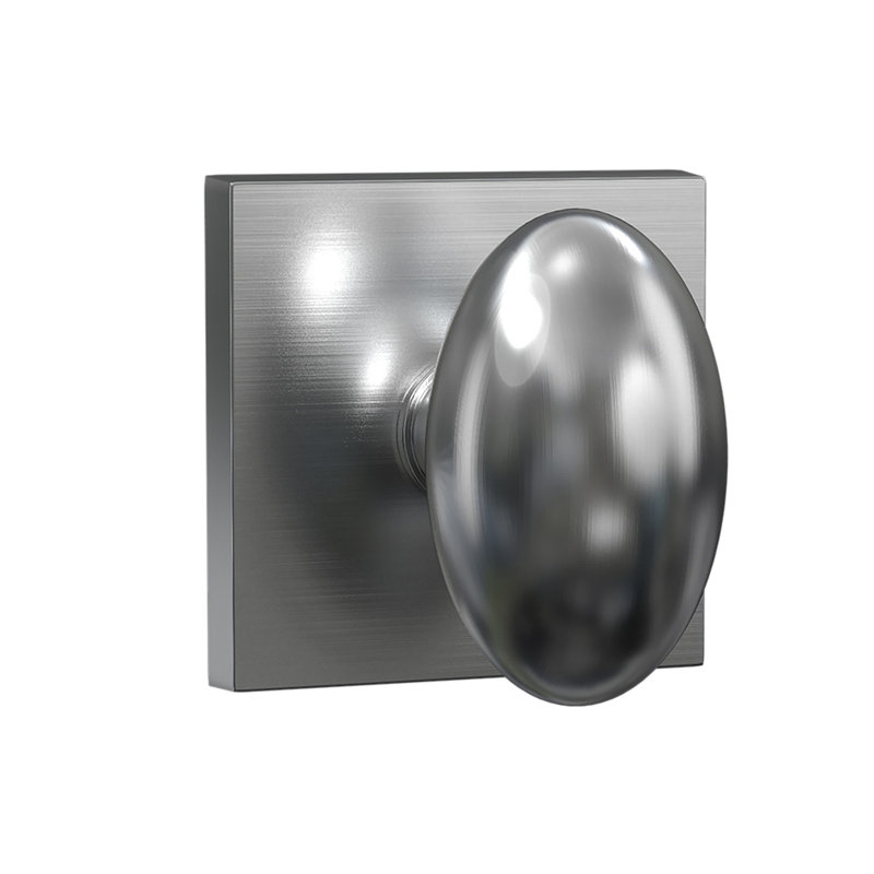 Faux bouton Bravura 905-7 Oxford avec carré Nickel satiné, Carrée, Nickel satiné