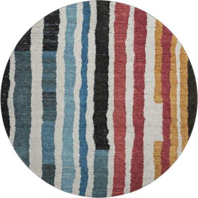 Premium Machine Washable Kemmer AMF1961 Stripes Rug