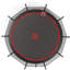YC 12FT trampoline citrouille - noir rouge
