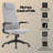 Mylaya Leather/Polyester Office & Conference Chair – Adjustable, Tilt-Controlled Executive Ergonomic Seating with Swivel for Home Office, Conference Room