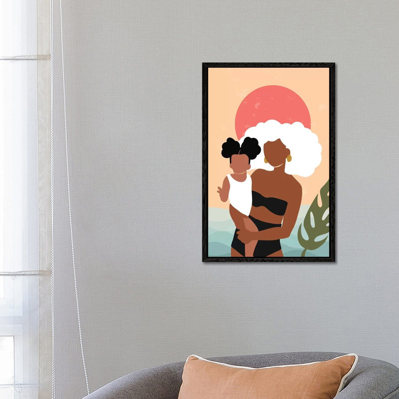 Juneteenth by Domonique Brown - Print on Canvas, 152.5 cm H x 101.5 cm W, Black Framed Canvas