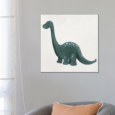 Brontosaurus 1 Piece Wrapped Canvas Wall Art