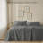 300 Thread Count 100% Cotton Sheet Set in Sateen Weave | Solid and Jacquard-113044971-135788544