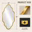  Ensemble de 2 miroirs muraux Modern-98127007-98127005