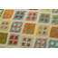 Tapis bleu / vert / orange en laine tissé à la main Kemmie