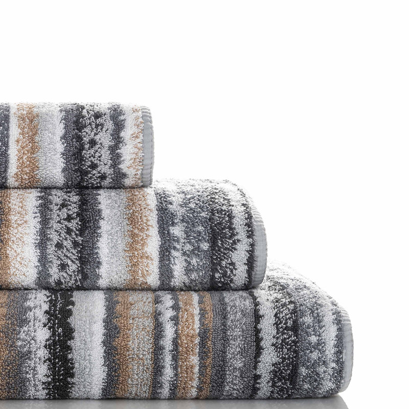 Venice Hand Towel, Gray, 12" W x 20" L