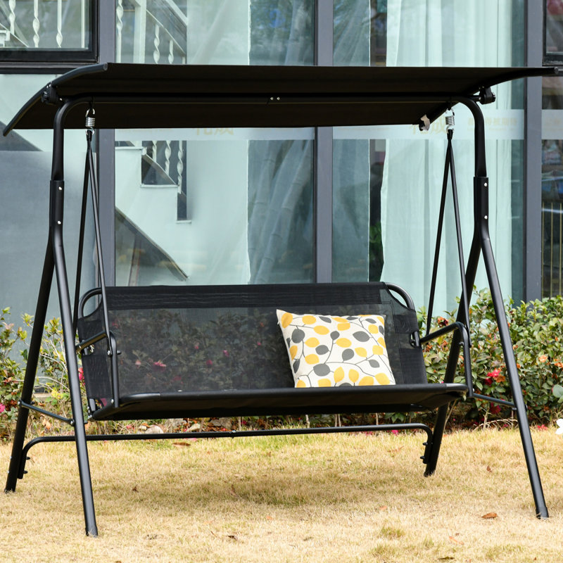 Balancelle avec auvent pour 2 adultes Outsunny