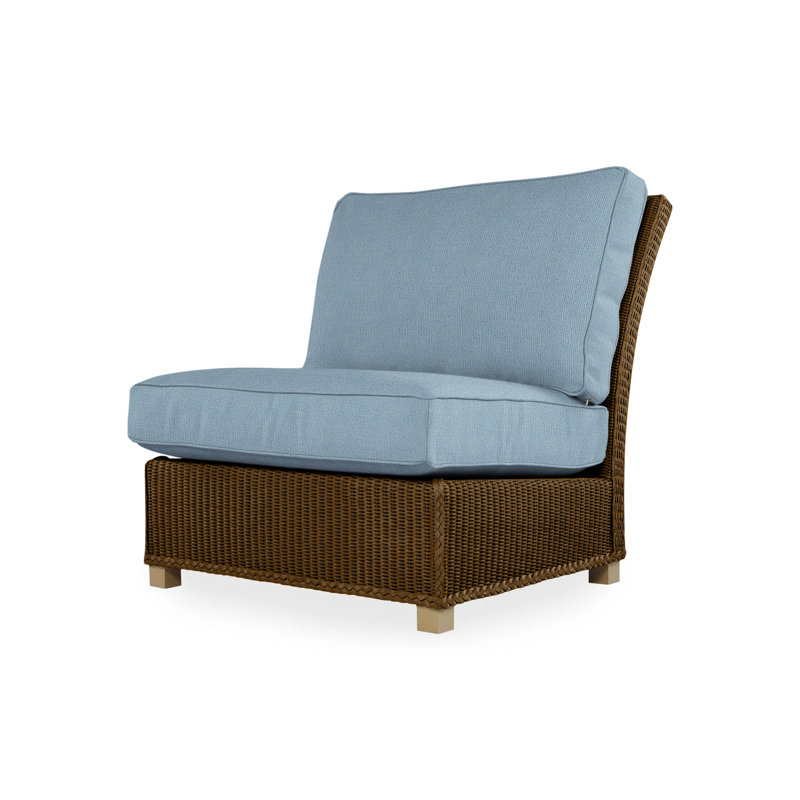 Hamptons Outdoor Lounge Chair, Bark, Cottage Pepper