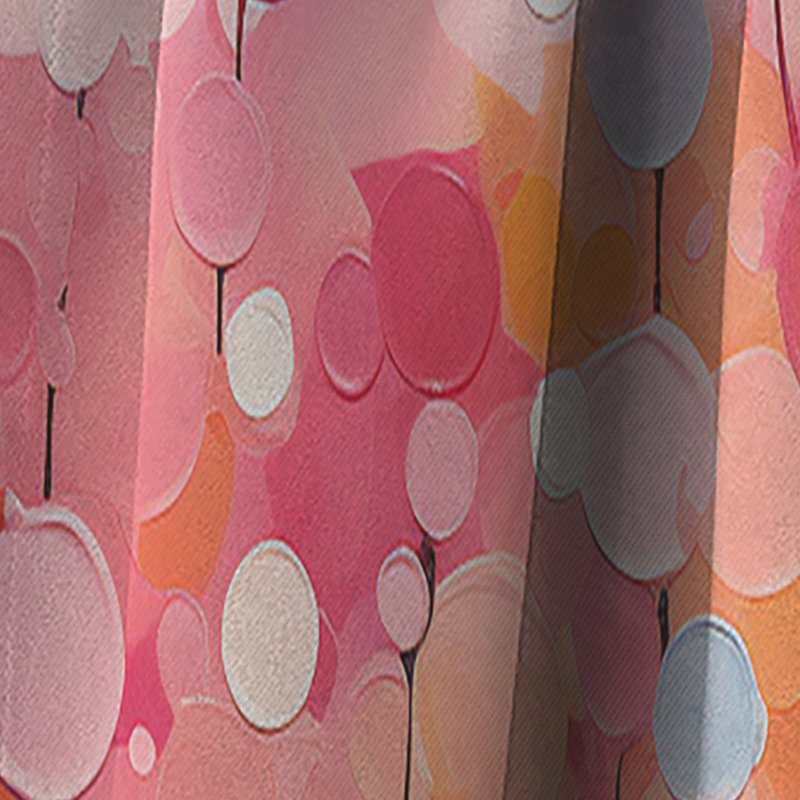 Cotton Candy II - Abstract Landscapes Curtain - Blackout Abstract Curtain - 1 Panels, 52" W x 108" L