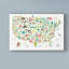 Art sur toile Guarani «Illustrated USA»-33419050