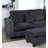 Contemporary Style 3Pc Sectional Set Right Arm Chaise Left Arm Sofa W/ Usb Port Storage Ottoman Throw Pillow Wooden Legs Primary Living Room-1631942719