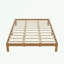 Base de lit plateforme en bois grand format avec support à lattes