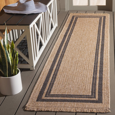 Shavanda Retreat Performance Bordered Rug