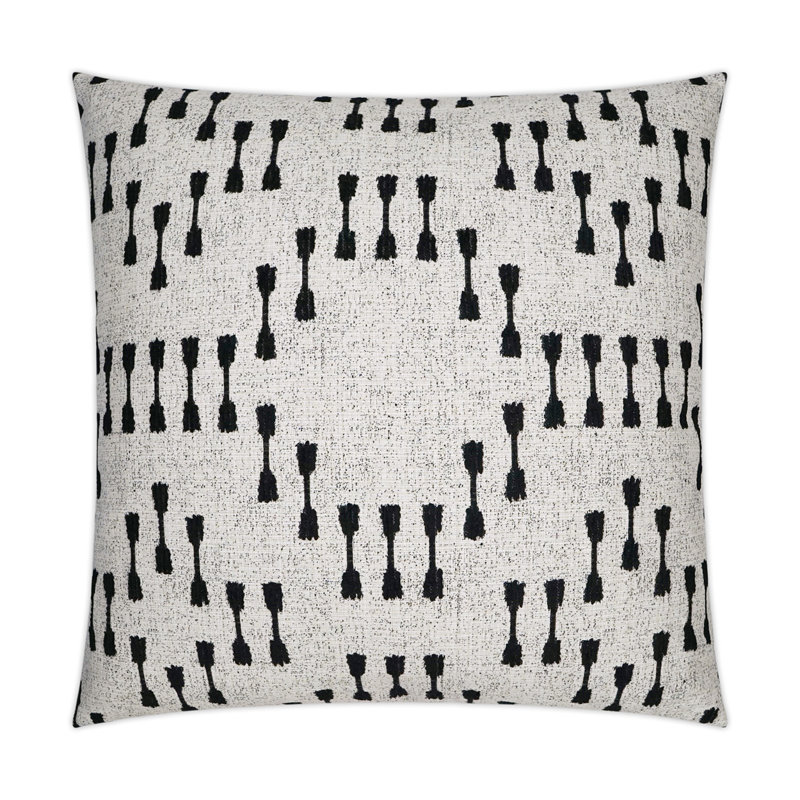 Coussin décoratif Purnima, Onyx, Carré 24 po