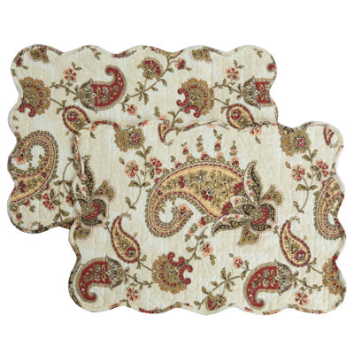 Karola Floral Rectangle Placemat