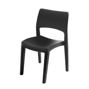 Premium All-Weather Wicker Outdoor Stacking Dining Side Chair