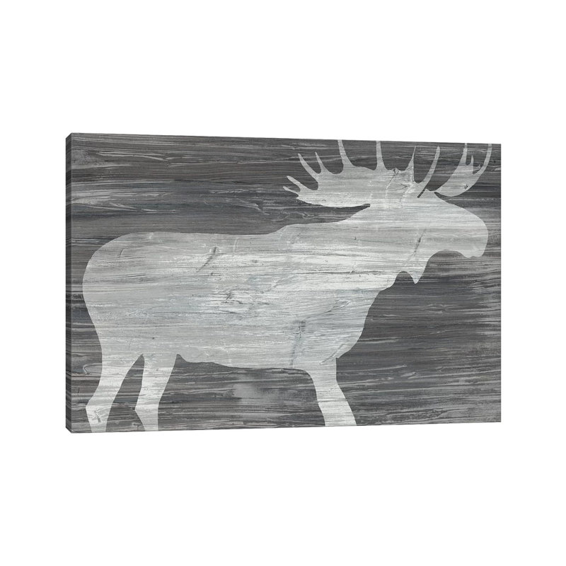 Vintage Plains Animals by June Erica Vess - Wrapped Canvas Gallery-Wrapped Canvas Giclée, 20.32cm H x 20.32cm W
