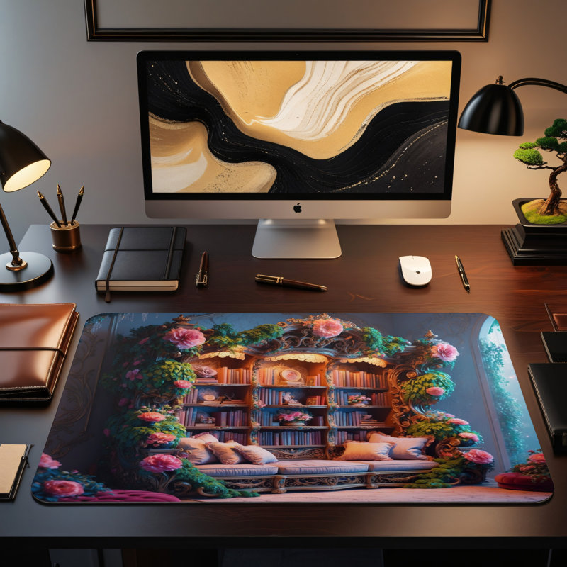 Polyester Desk Pad, 31.5x15.5