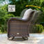 Chaise de patio pivotante avec coussins Tichina-1807429545