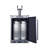 Summit Appliance 5.6 cu. ft. Stainless Steel Dual Tap Half Barrel (Full Size) and Quarter Barrel Built-In Kegerator and Freestanding Kegerator with Door Lock and Adjustable Temperature for Commercial Use