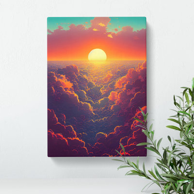 An Ultimate Sunset - Wrapped Canvas