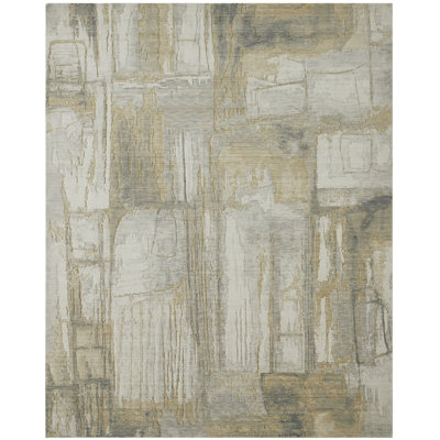Wool Abstract Area Rug