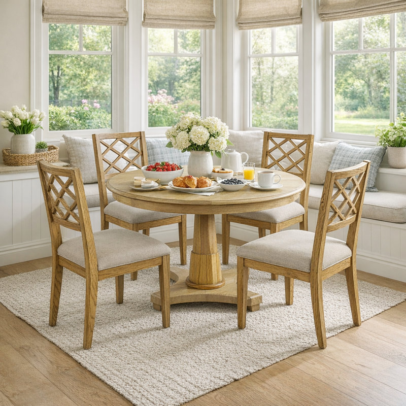 Lancaster Dining Table, Weathered