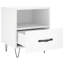 Mankin 40cm W Iron Bedside Table-1747101900