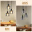 3 - Light Black Cluster Pendant