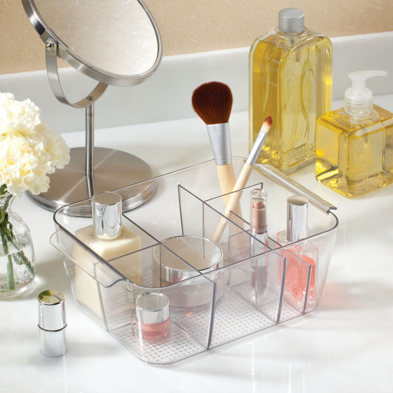 Clear Acrylic 8 Compartment Cosmetic Organizer Tray