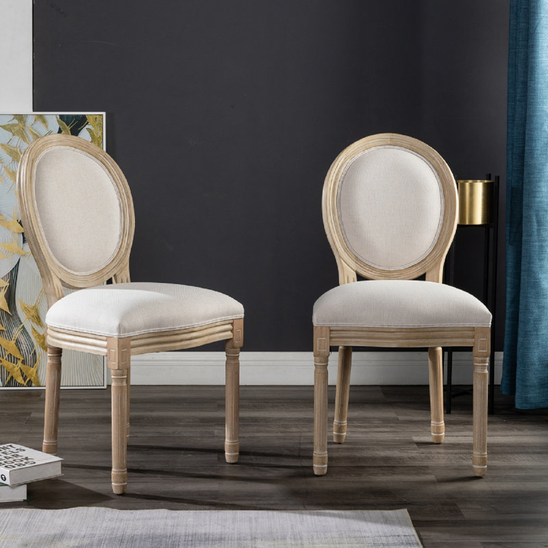 Rogan Upholstered Dining Chair, Beige