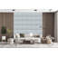Panneau mural 3D blanc 19,7 po x 19,7 po Falkirk Ross (paquet de 5)