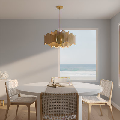 Luminaire suspendu 4 lumières Evander