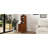 Multifunctional White End Table with Charging Station & Storage Drawers-1541349902