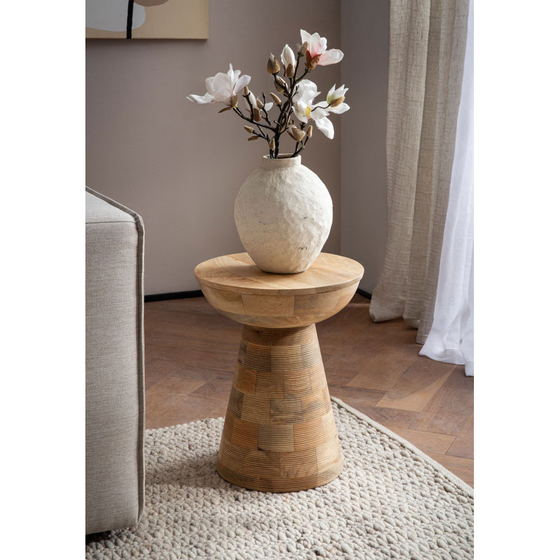 Solid Wood End Table