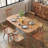 Dining Table for 6-7, Kitchen Table with Large Tabletop for Dining Room, Natural