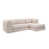 Nevis Ivory Polyester Blend
