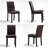 Stylish And Easy-clean Waterproof Faux Leather Dining Side Chair-1658578765
